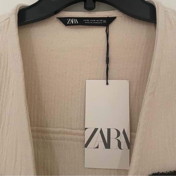 New ZARA Fringed Cuffs Passementerie Long Sleeve Jacket - Picture 13 of 14